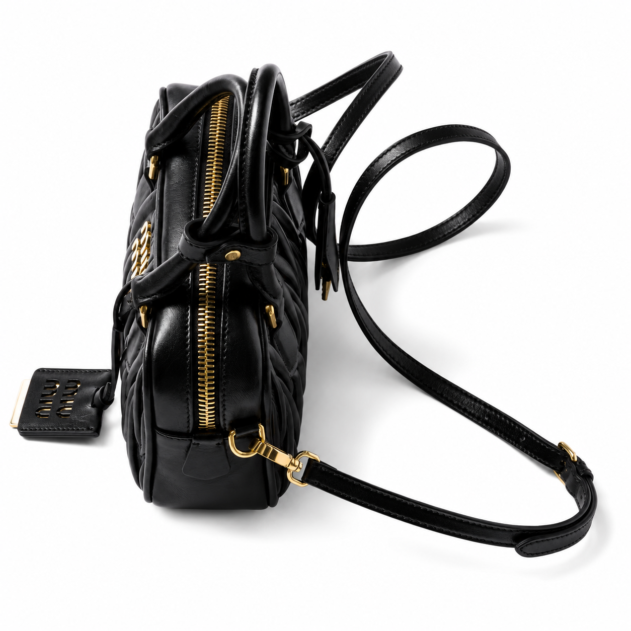 Miu Miu Arcadie Quilted Bowling Bag