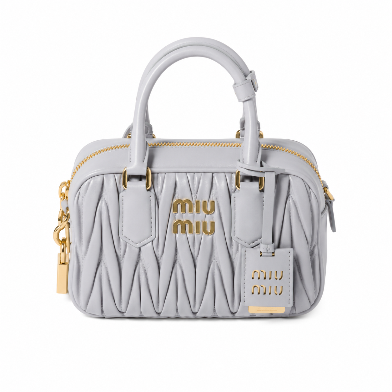 Miu Miu Arcadie Quilted Bowling Bag