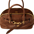 Miu Miu Aventure Nappa leather handbag