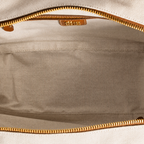 Miu Miu Beau Canvas and Leather Tote Bag