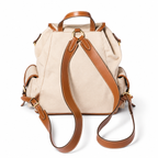 Miu Miu Spring/Summer 2026 Canvas and Leather Backpack