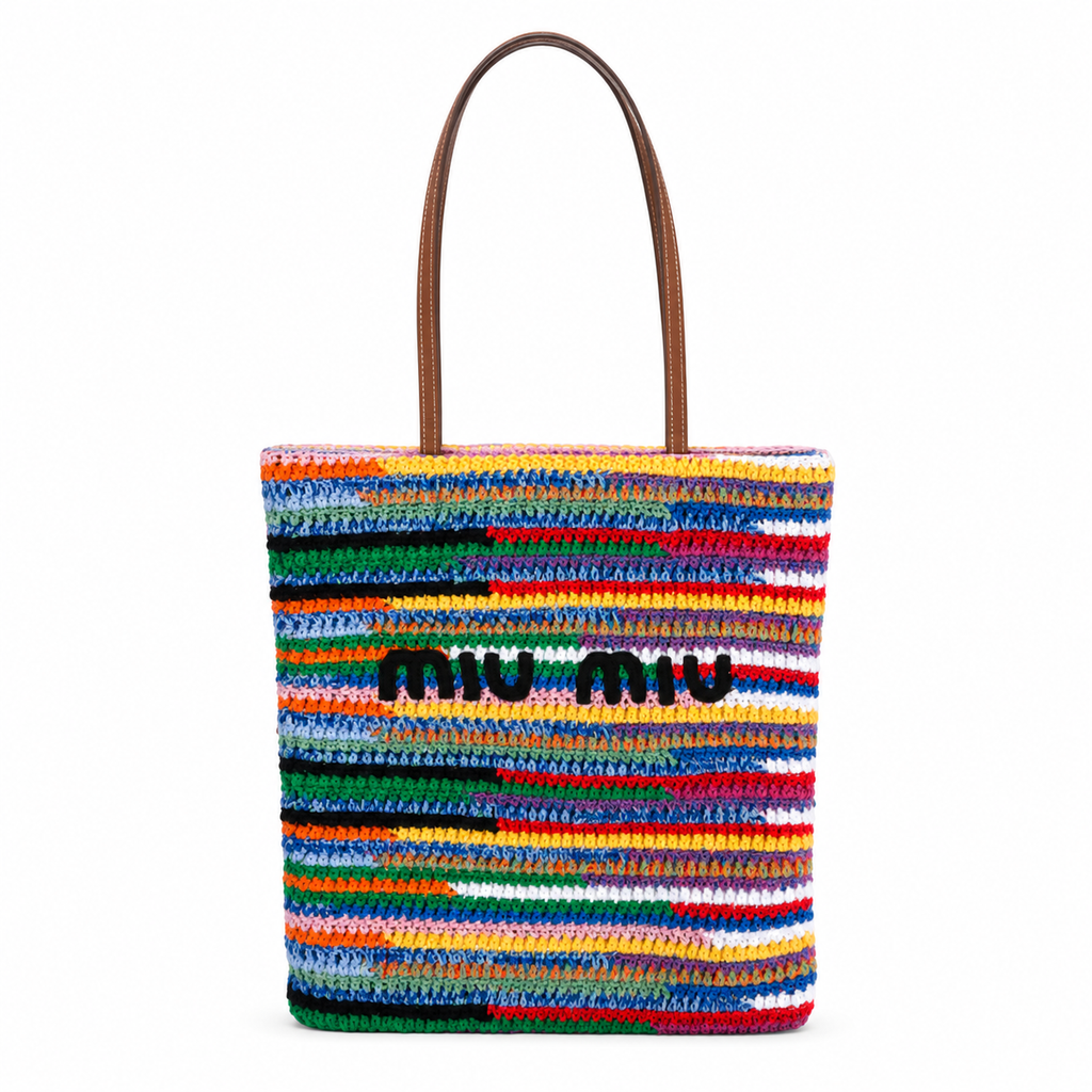 Miu Miu Crochet Tote Bag
