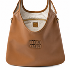 Miu Miu IVY Collection Cowhide Leather Tote Bag