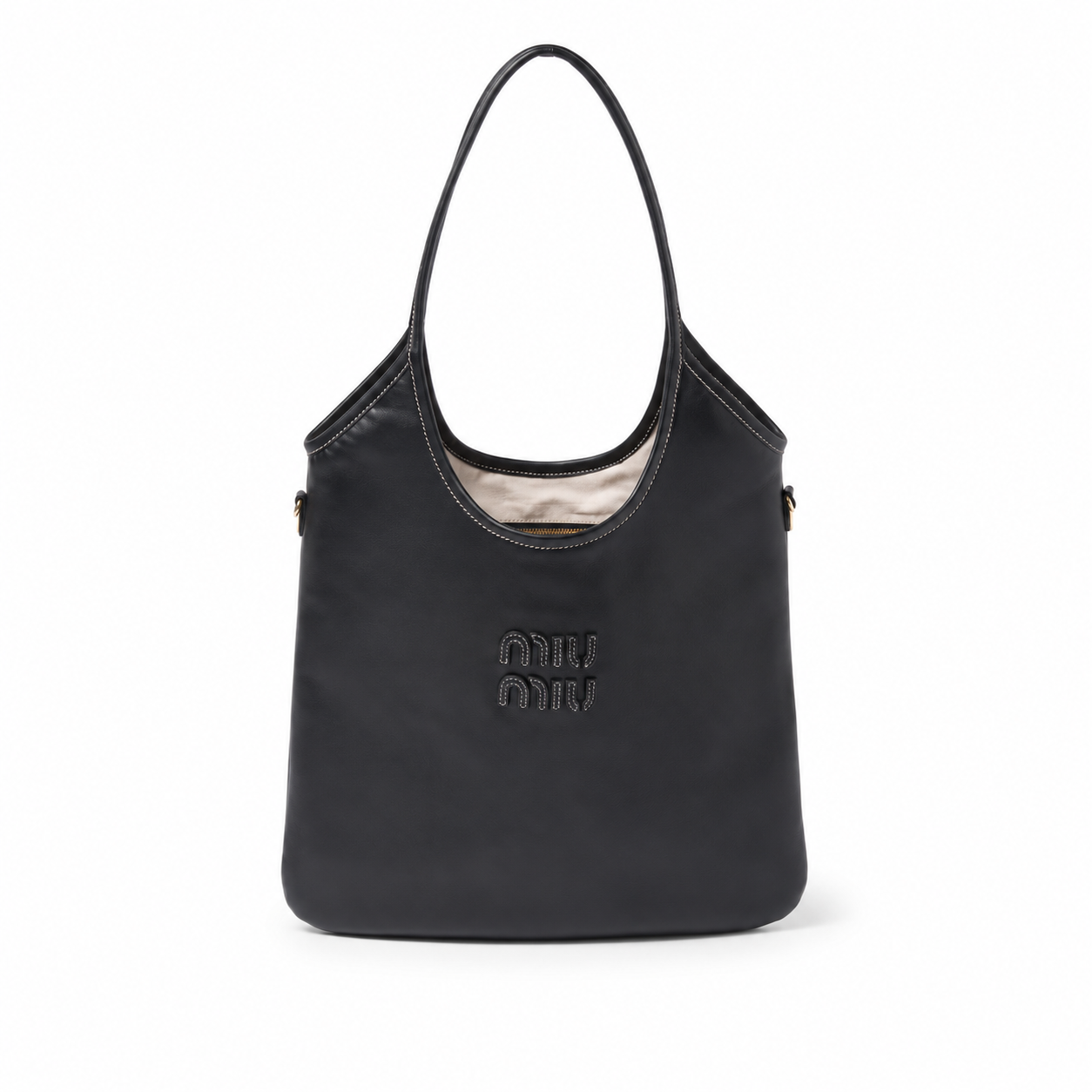 Miu Miu IVY Collection Cowhide Leather Tote Bag