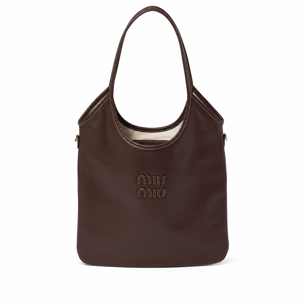 Miu Miu IVY Collection Cowhide Leather Tote Bag