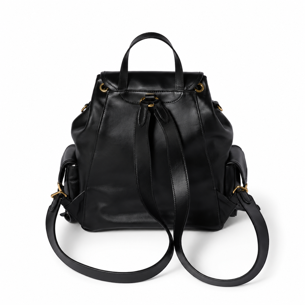 Miu Miu Preppy-style Leather Backpack
