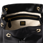 Miu Miu Preppy-style Leather Backpack