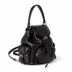 Miu Miu Preppy-style Leather Backpack