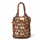 Miu Miu Summer 2026 Woven Wooden Bead Bucket Bag