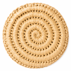 Miu Miu Raffia Crochet Bucket Bag