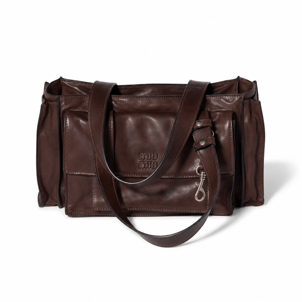 Miu Miu Spring/Summer 2026 Utilitaire lambskin handbag/shoulder bag