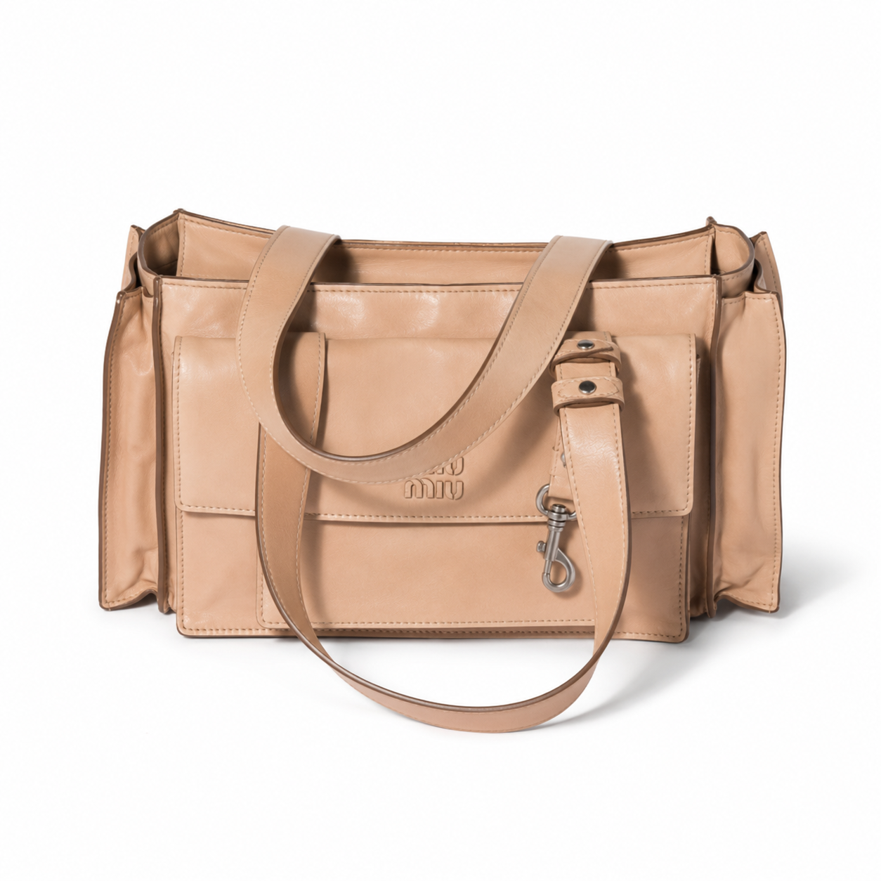 Miu Miu Spring/Summer 2026 Utilitaire lambskin handbag/shoulder bag