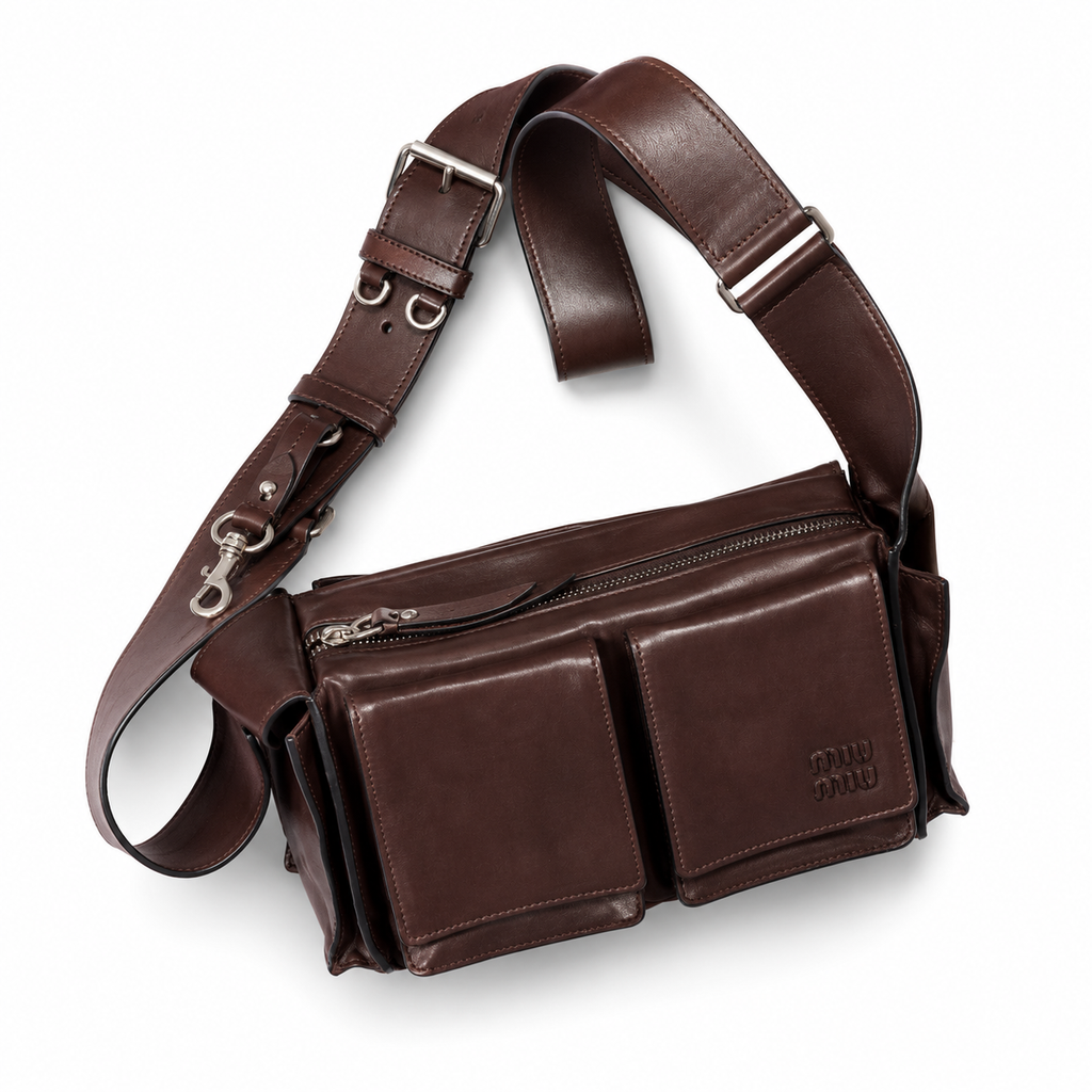 Miu Miu Spring/Summer 2026 Utilitaire Nappa leather crossbody bag