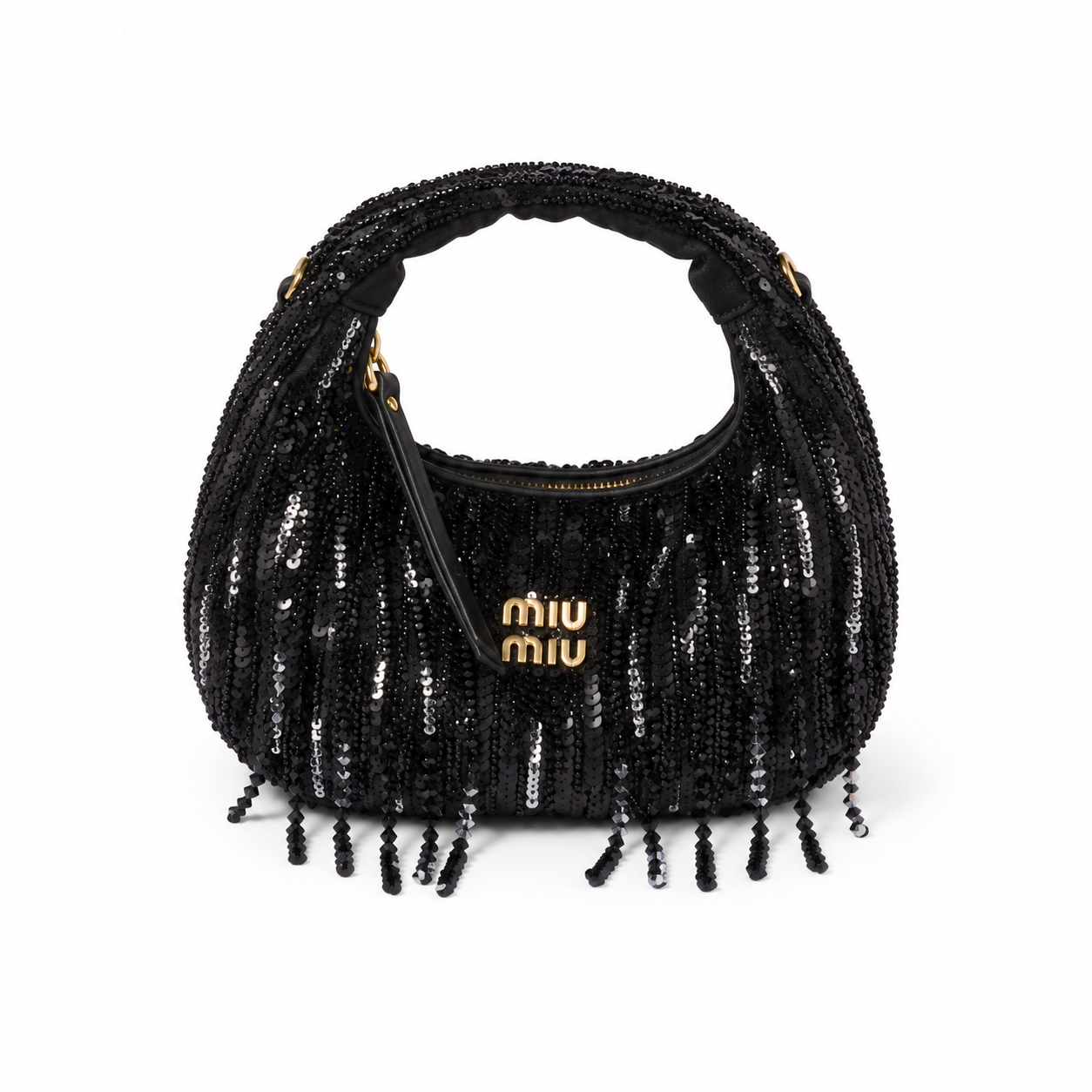 Miu Miu Wander sequin-embellished mini tote bag