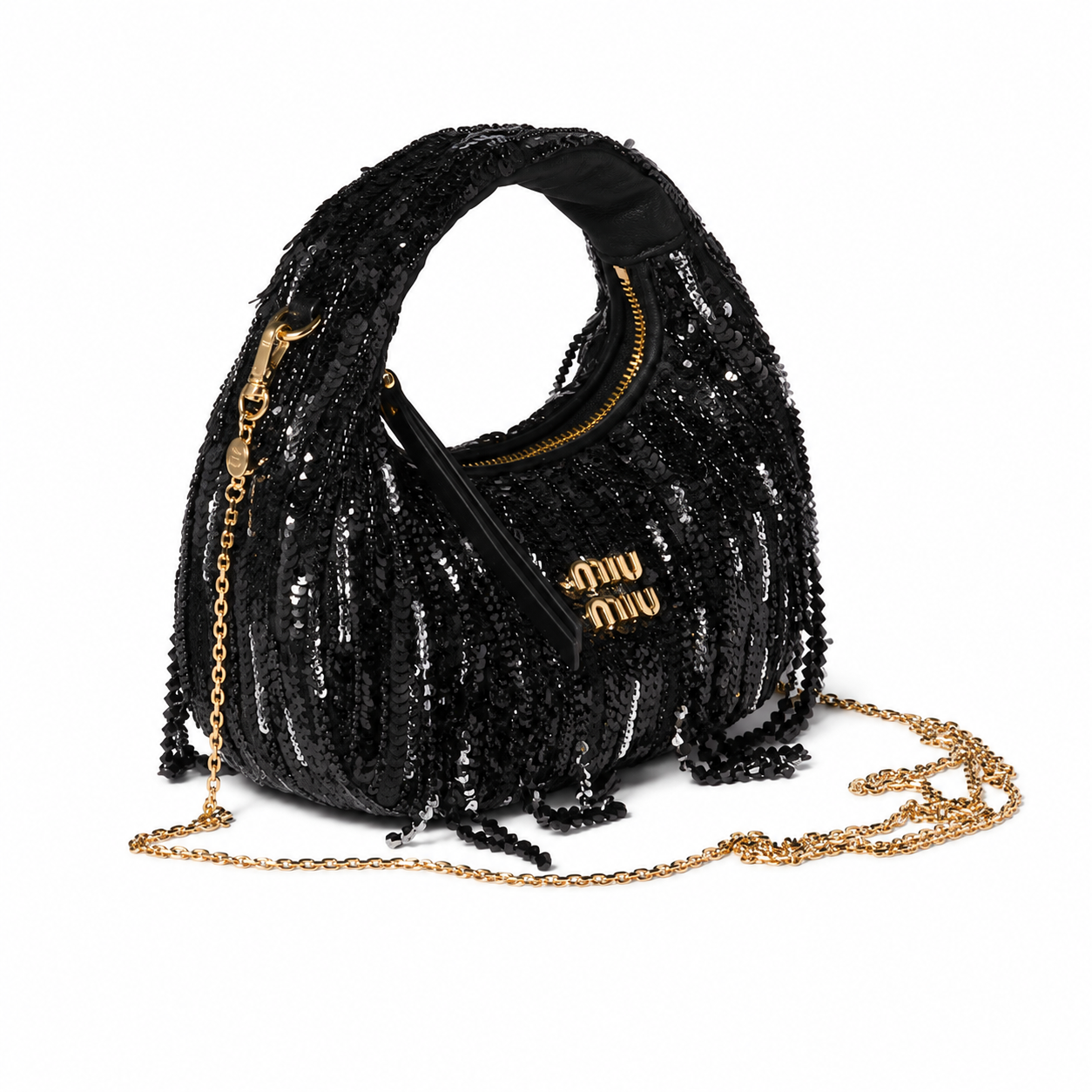 Miu Miu Wander sequin-embellished mini tote bag