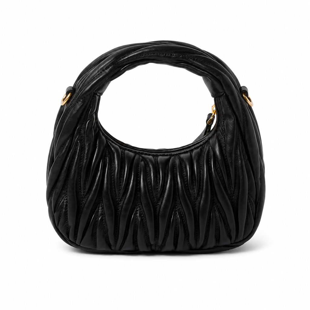 Miu Miu Wander Matelassé Nappa Leather Mini Hobo Bag