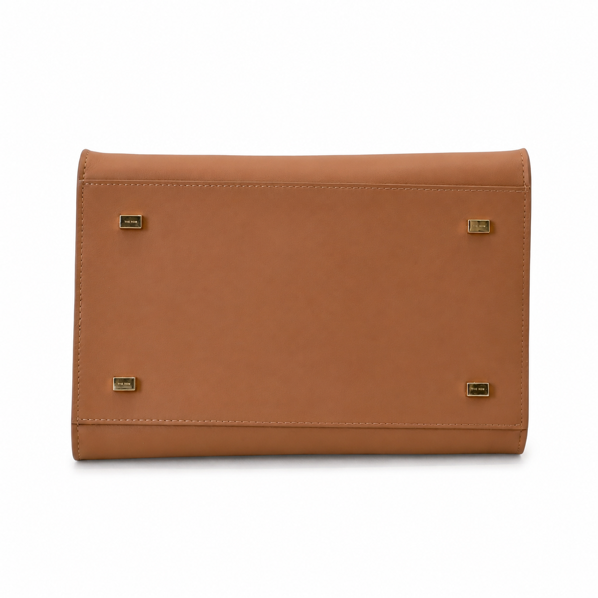 The Row Soft Margaux 12 Leather Tote Bag | Large Capacity Commuter Handbag with Detachable Strap | Women's Designer Shoulder Bag