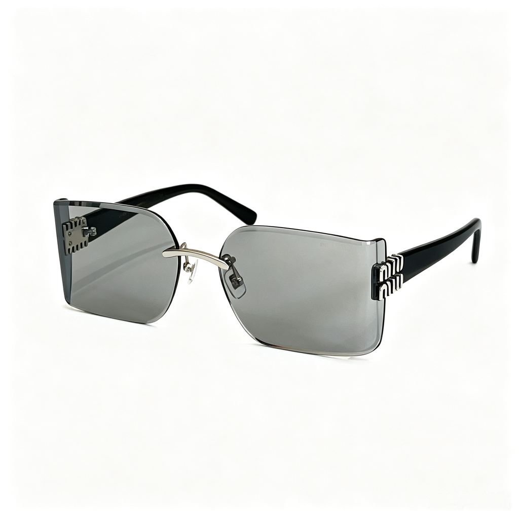 Miu Miu MU 112AV series frameless square sunglasses