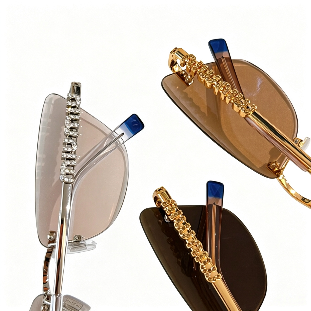 Miu Miu MU 947S series frameless sunglasses