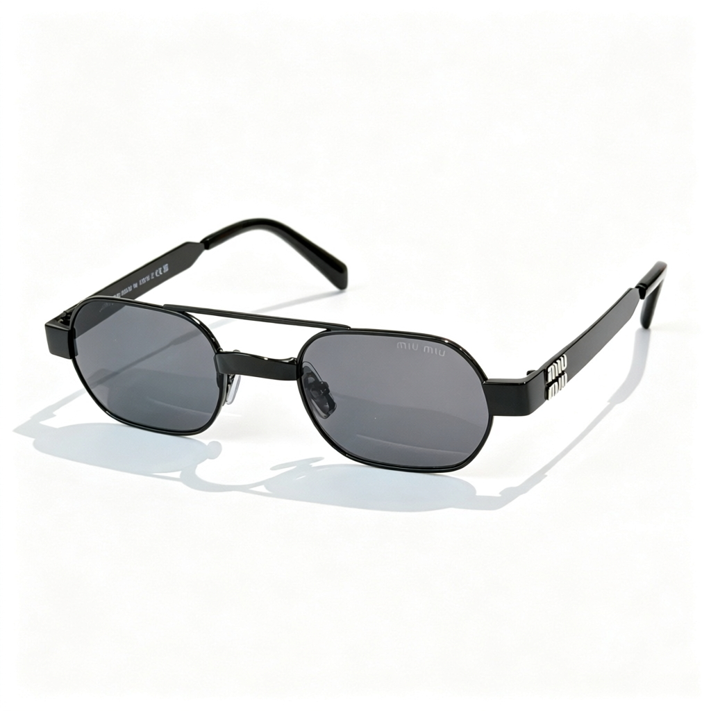 Miu Miu MU B52S series retro aviator sunglasses