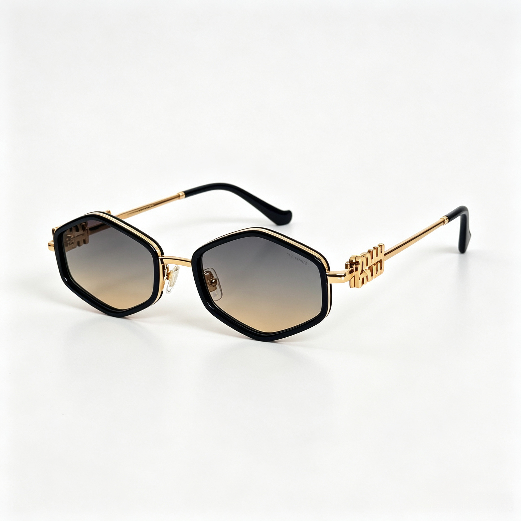Miu Miu MU 778ZS Series Polygonal Metal Sunglasses