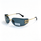 Miu Miu A51S Series Frameless Curved Sunglasses