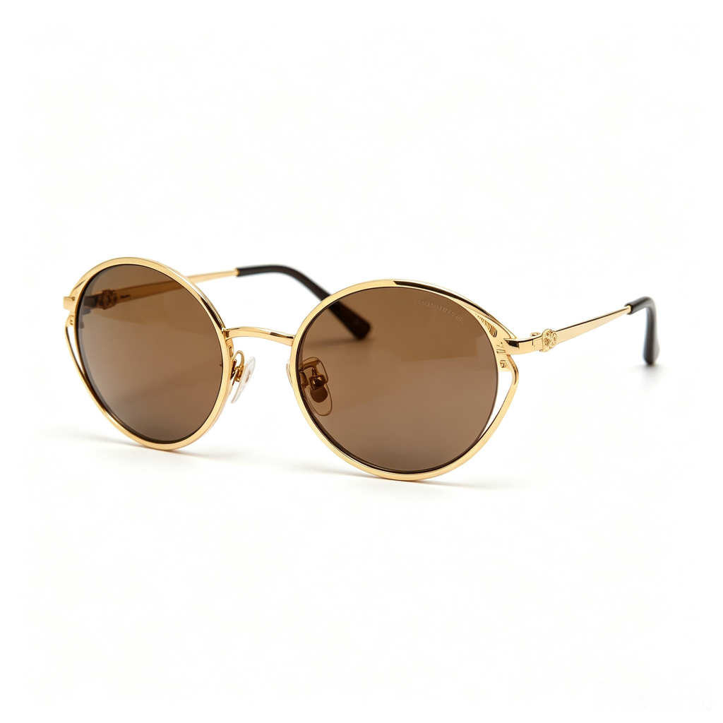 Miu Miu SMU 52Y Series Retro Metal Oval Sunglasses