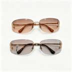 Miu Miu MU A51S series frameless curved sunglasses