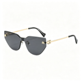 Miu Miu MU 105AV series frameless cat-eye sunglasses