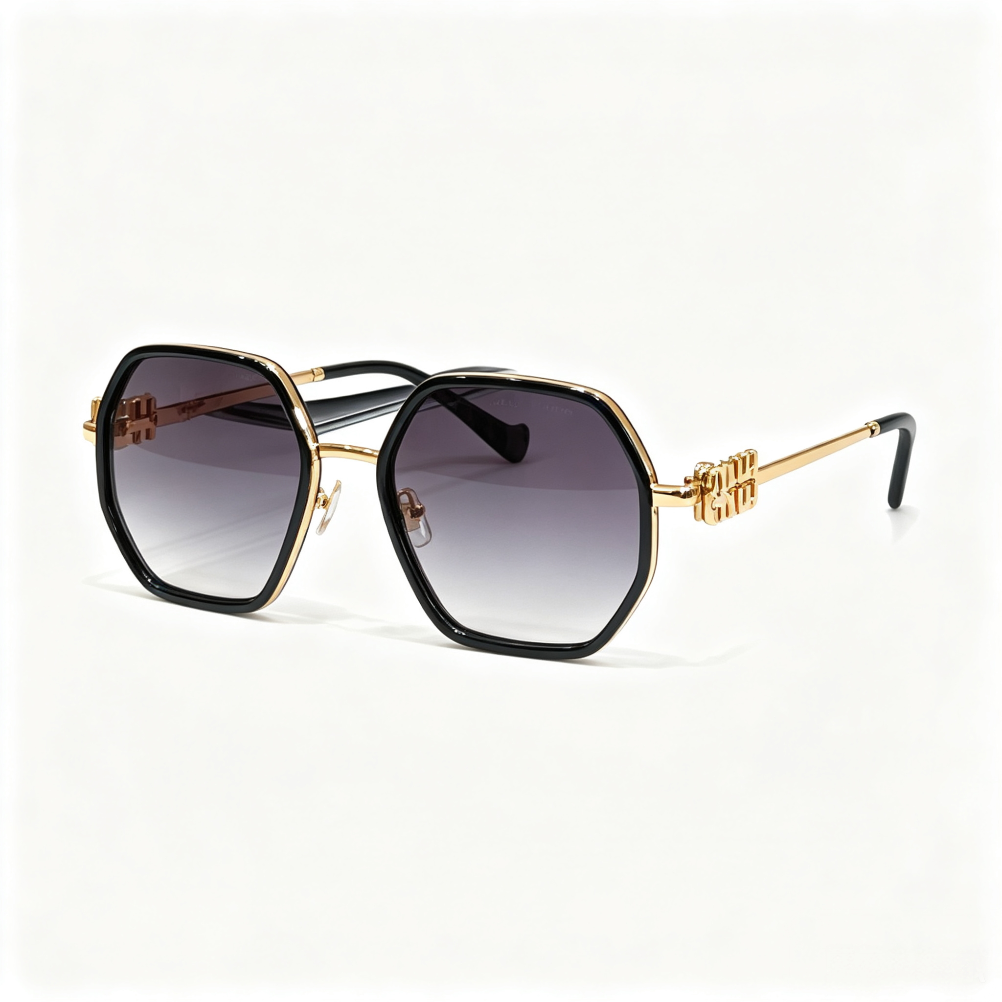 Miu Miu MU 778ZS Series Polygonal Metal Sunglasses