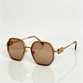 Miu Miu MU 778ZS Series Polygonal Metal Sunglasses