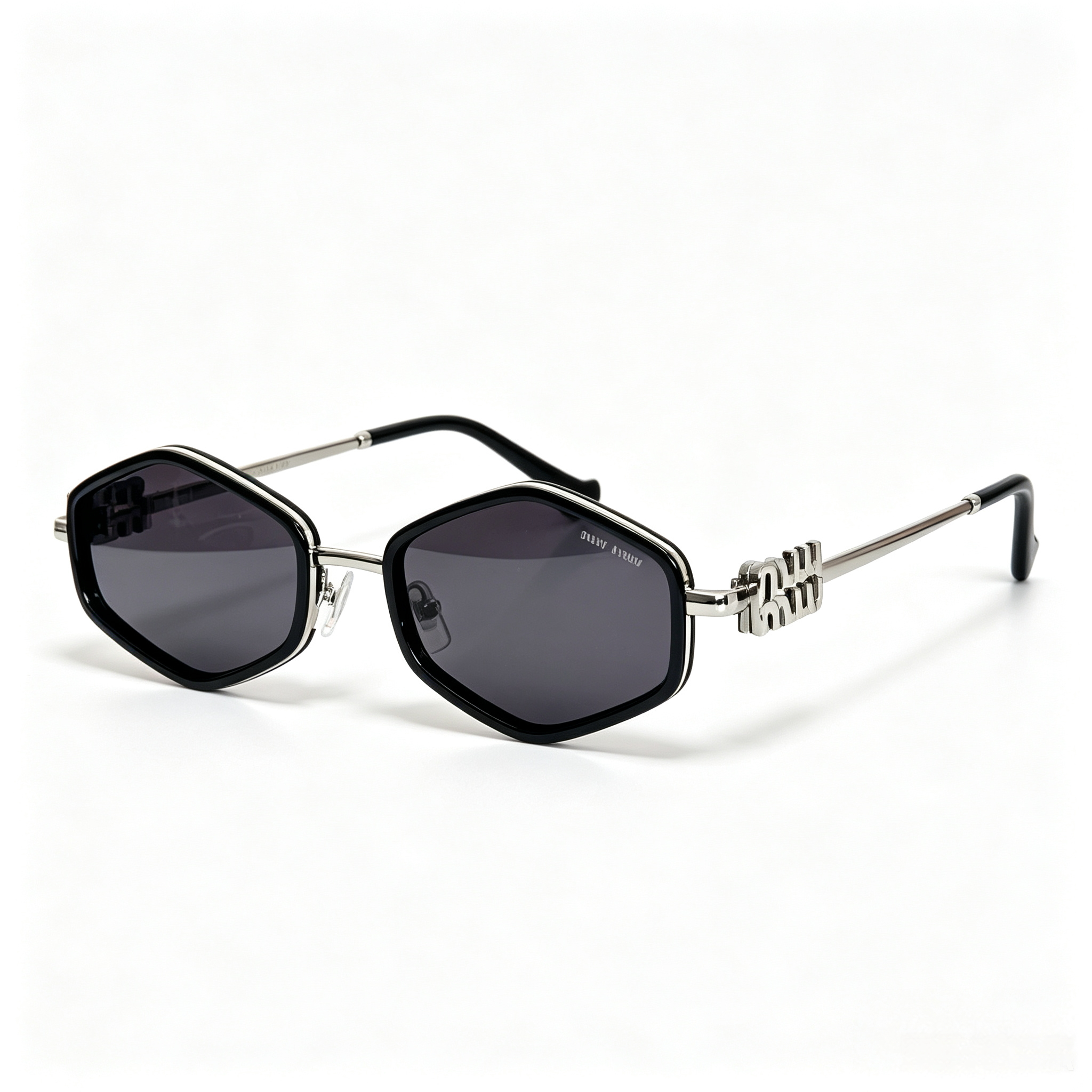 Miu Miu MU 778ZS Series Polygonal Metal Sunglasses