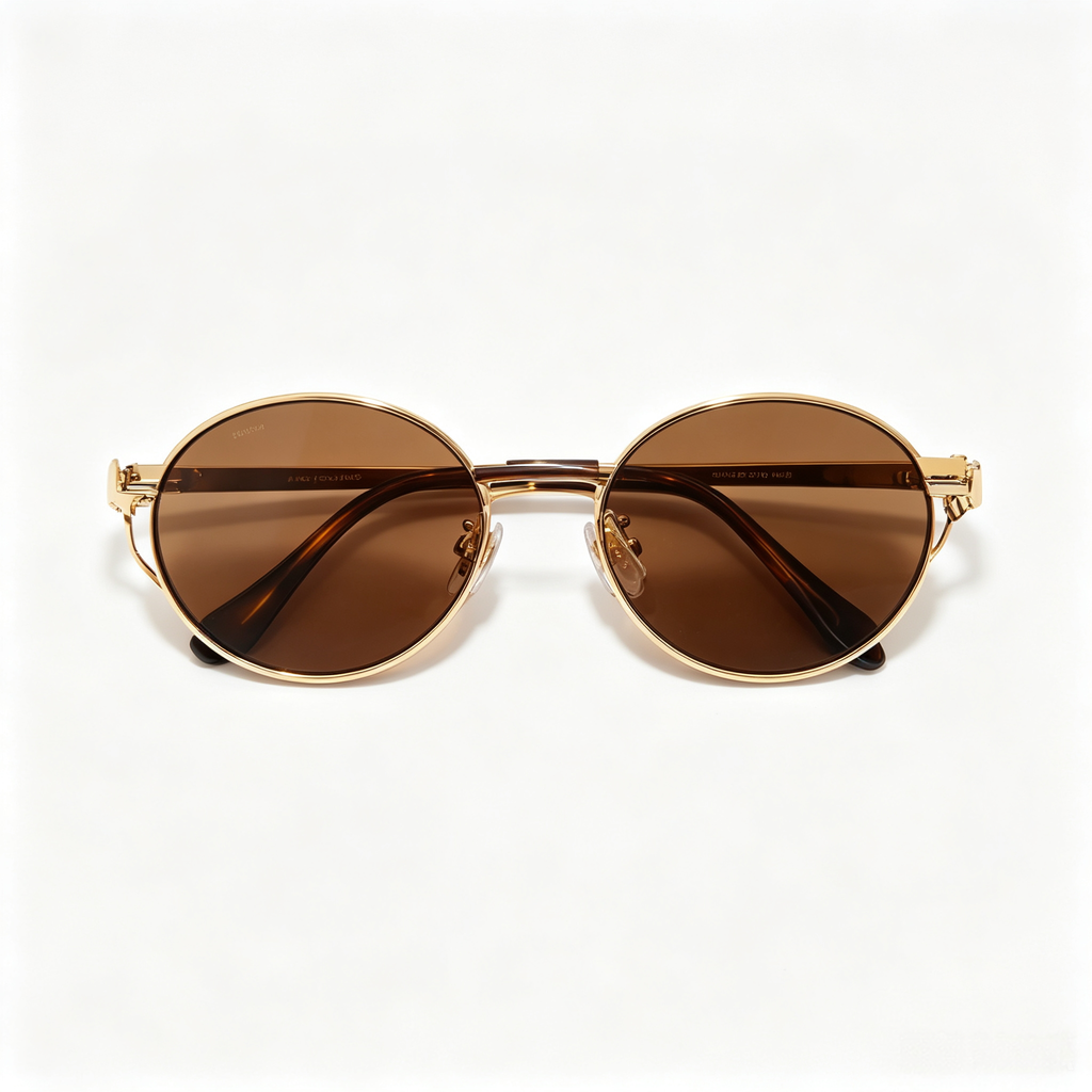 Miu Miu SMU 52Y Series Retro Metal Oval Sunglasses