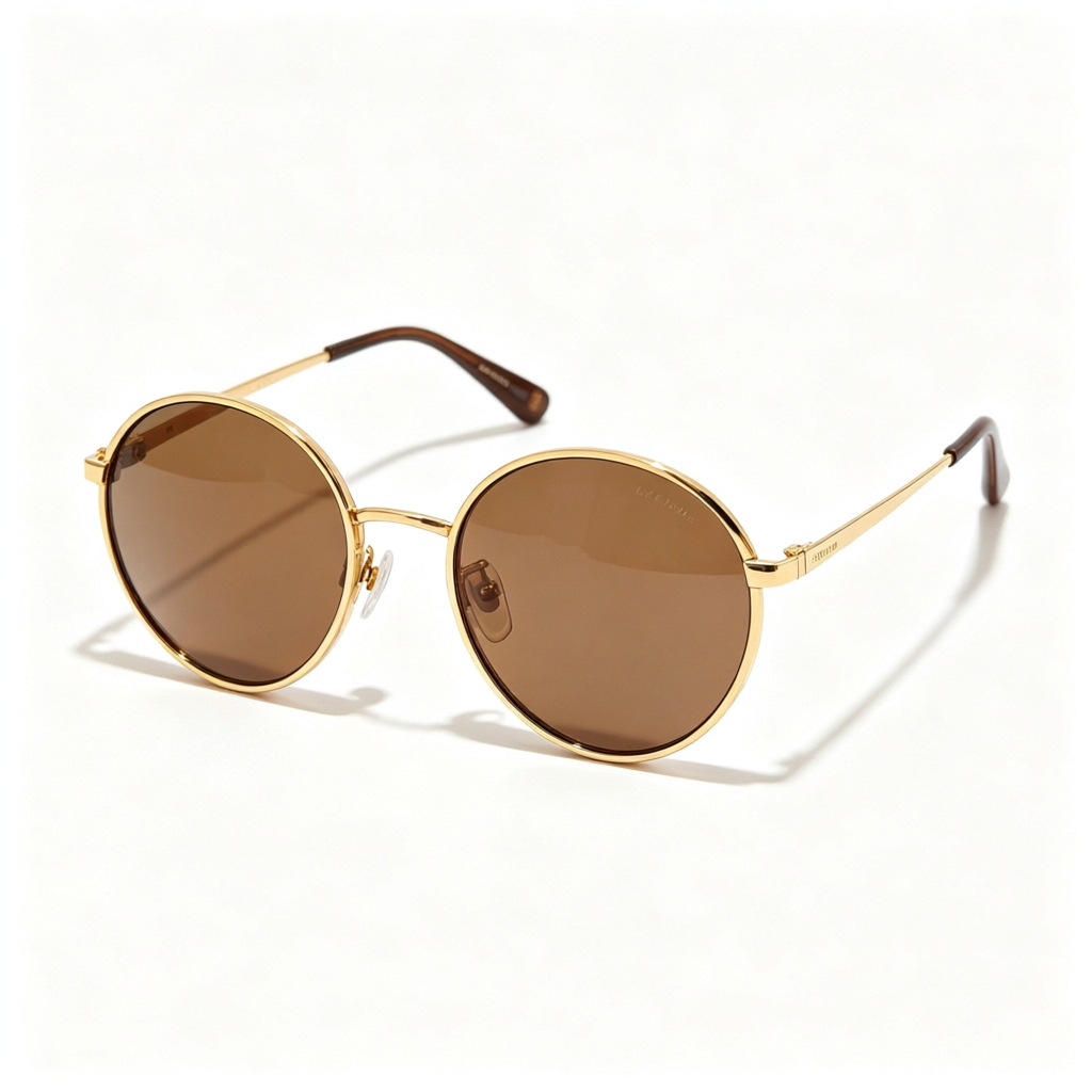 Miu Miu SMU 52Y Series Retro Metal Oval Sunglasses