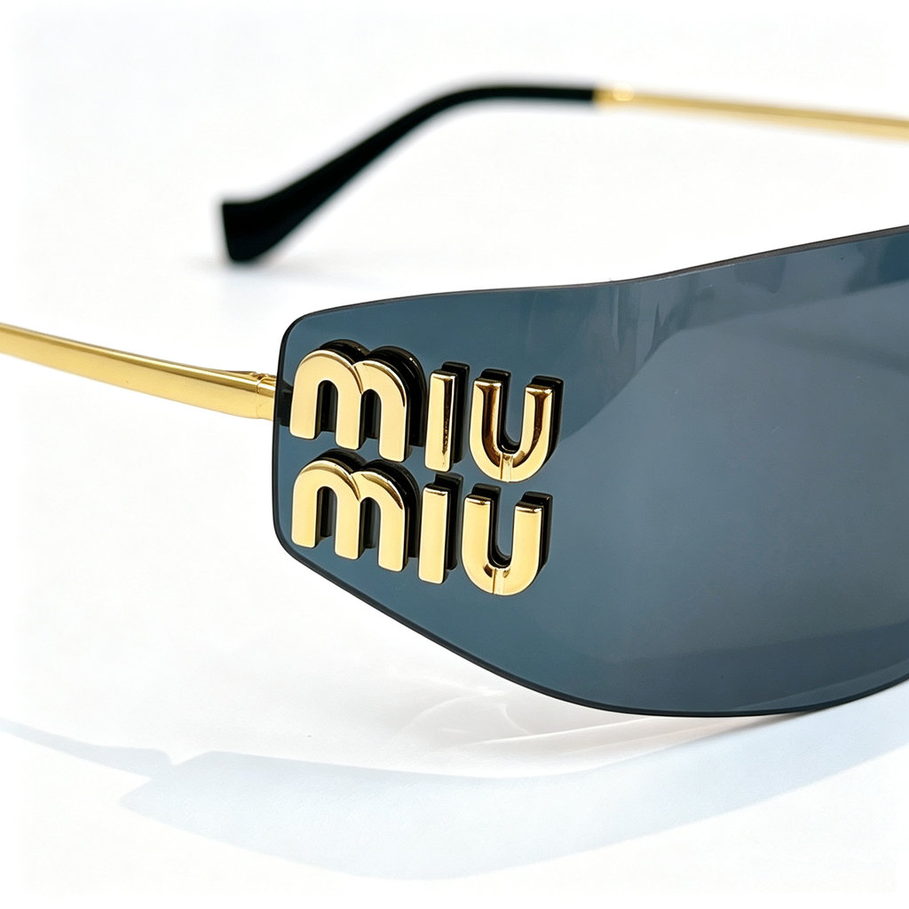 Miu Miu A51S Series Frameless Curved Sunglasses