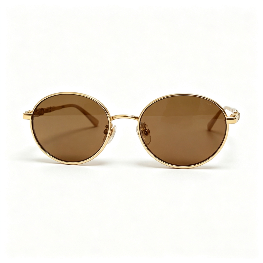 Miu Miu SMU 52Y Series Retro Metal Oval Sunglasses