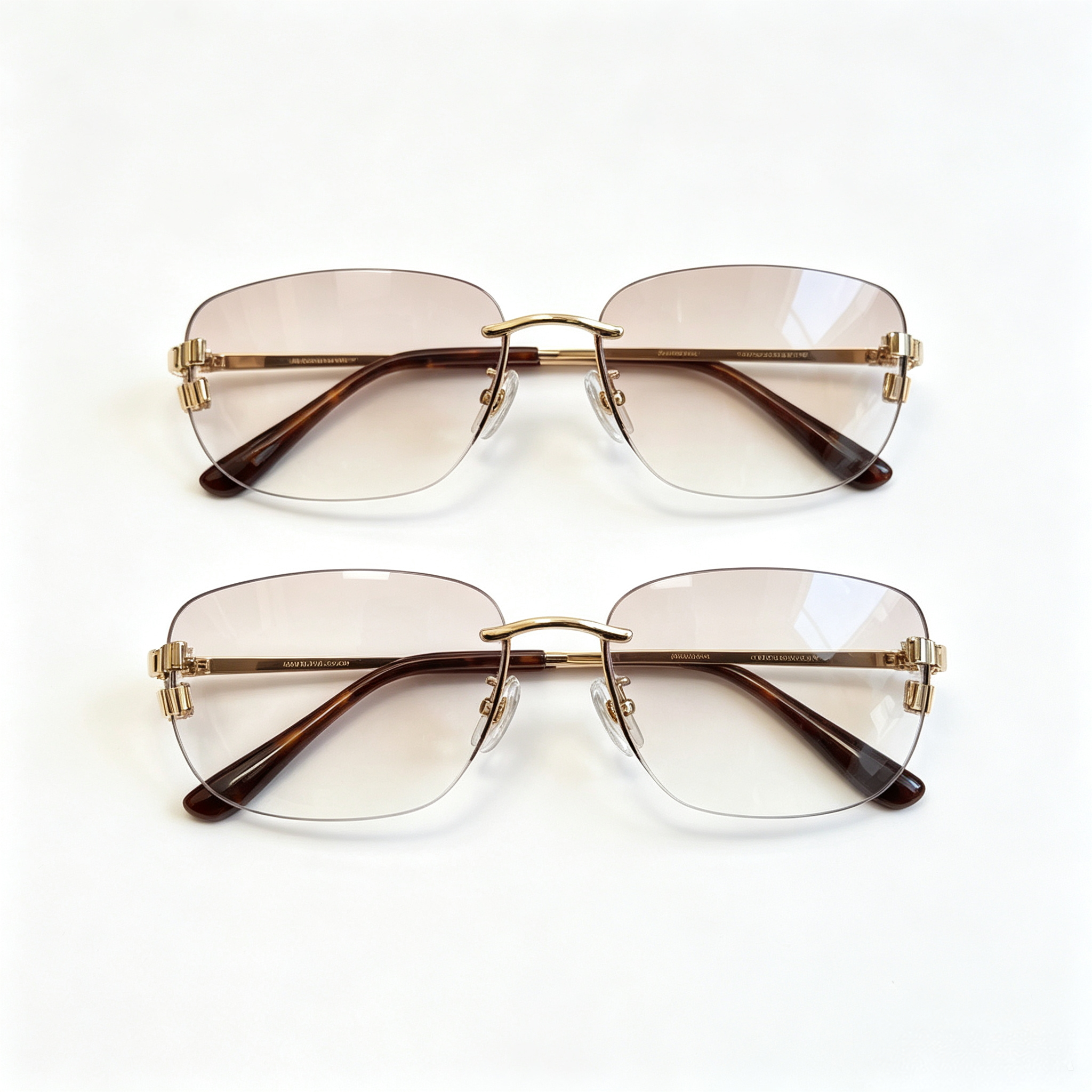 Miu Miu MU A51S series frameless curved sunglasses