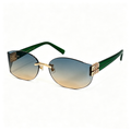 Miu Miu MU 112AV series frameless curved sunglasses