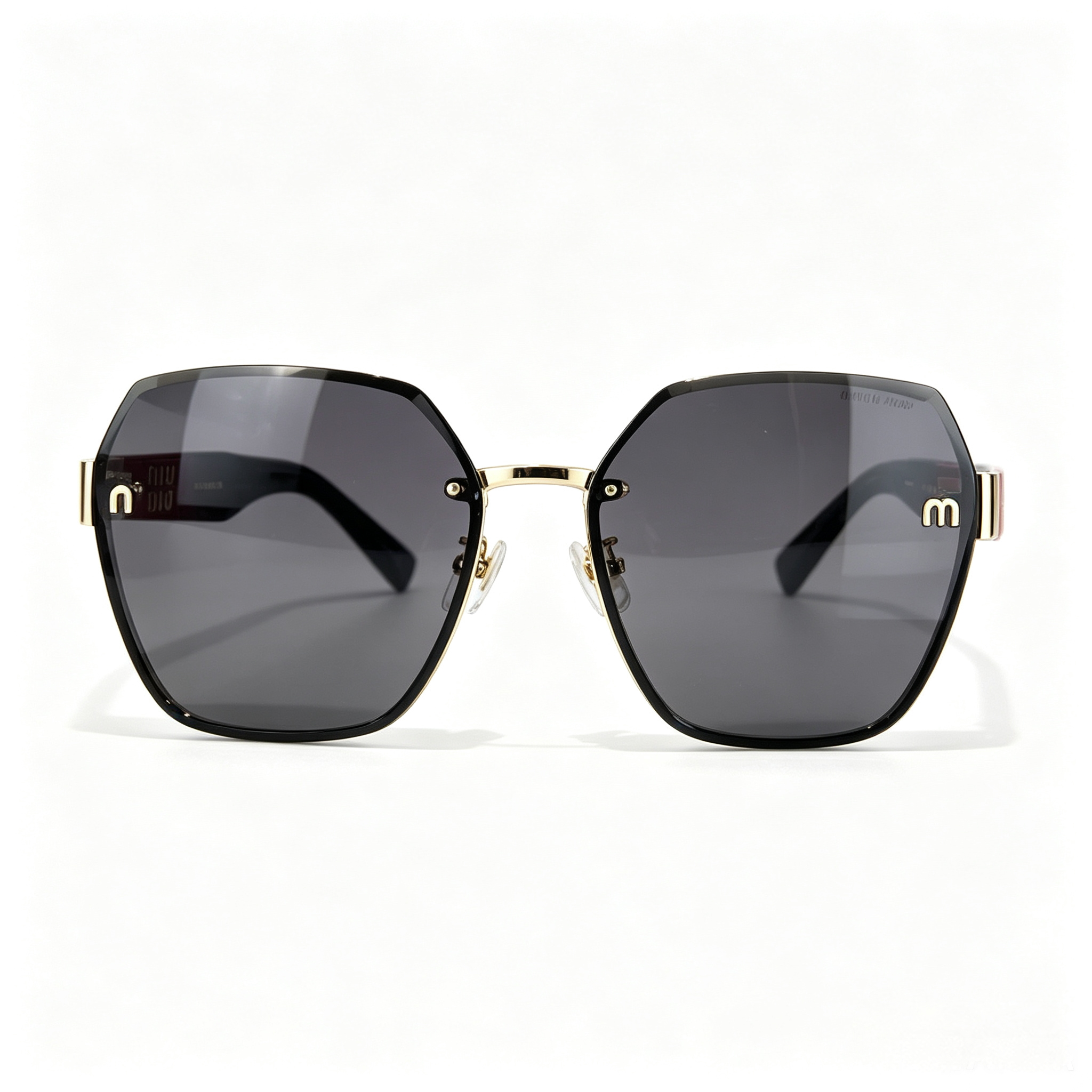 Miu Miu MU 62ZS Series Polygonal Metal Sunglasses