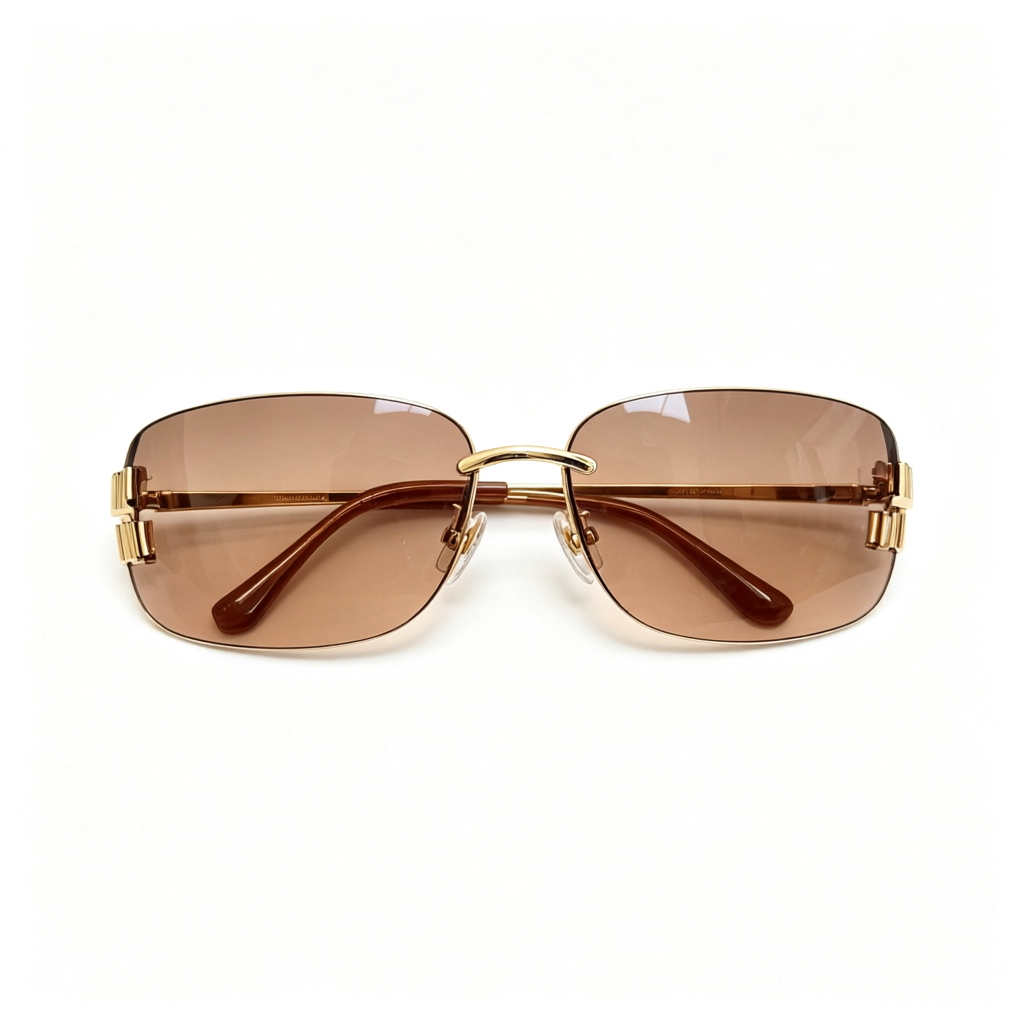 Miu Miu MU A51S series frameless curved sunglasses